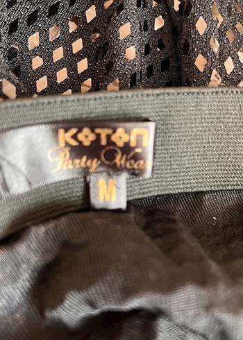 KOTON Payetli anvelop etek - Görsel 5