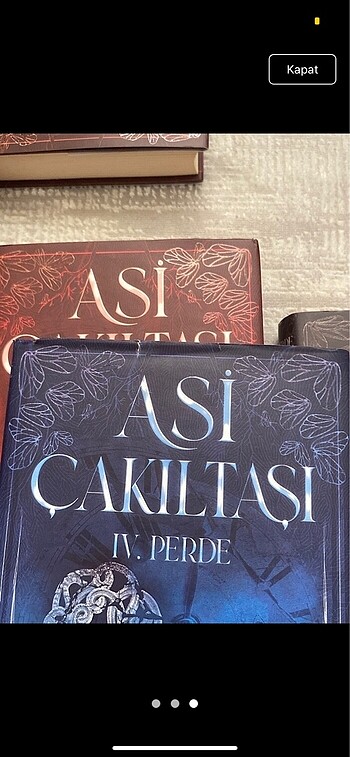  Asi cakiltasi ilk 3 kitap