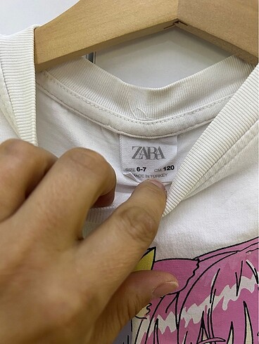 6 Yaş Beden Zara Kız Çocuk Tshirt