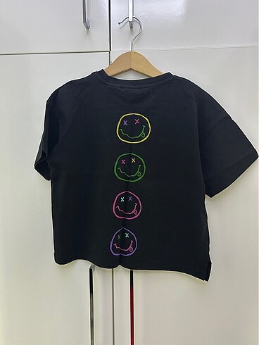 Zara Zara Kız Çocuk Nirvana Siyah Tahirt