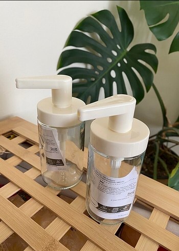 İkea cam şişe pompalı sabunluk 2'li Set - Görsel 2