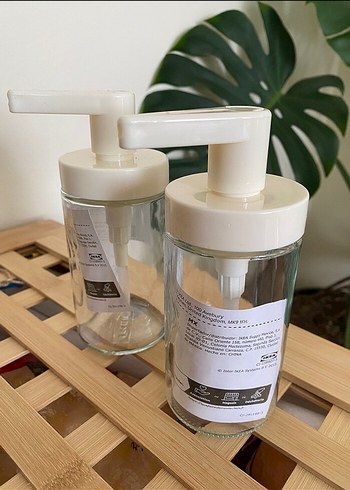 İkea cam şişe pompalı sabunluk 2'li Set - Görsel 3