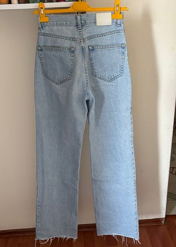 Mavi Pull and Bear Kadın Denim Pantolon - Görsel 3