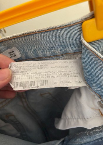 Mavi Pull and Bear Kadın Denim Pantolon - Görsel 5