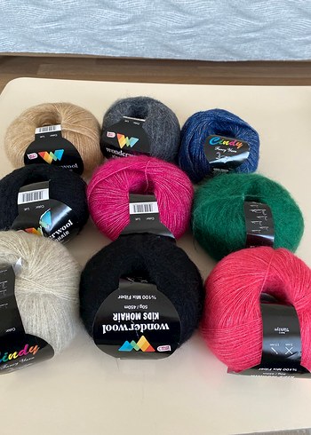 Wonderwool kids mohair örgü ipi - Görsel 2