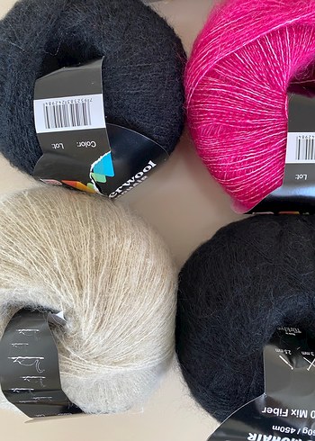 Wonderwool kids mohair örgü ipi - Görsel 5