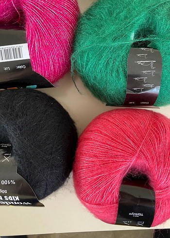 Wonderwool kids mohair örgü ipi - Görsel 3