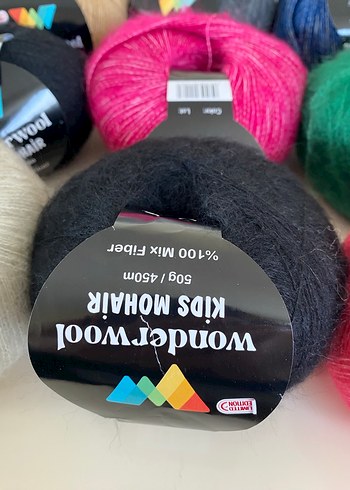 Wonderwool kids mohair örgü ipi - Görsel 9