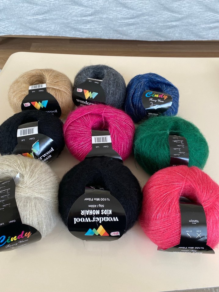 Wonderwool kids mohair örgü ipi - Görsel 2