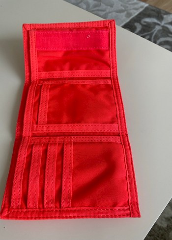 Nike Kırmızı Kadın Cüzdanı Velcro Kapamalı - Görsel 2