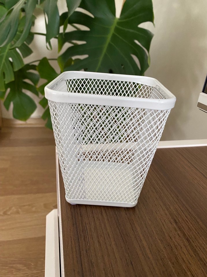 İkea metal kalemlik/kaşıklık/makyaj organizeri - Görsel 3