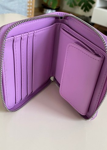 Pull and bear Hello Kitty Fermuarlı Mor Cüzdan - Görsel 2