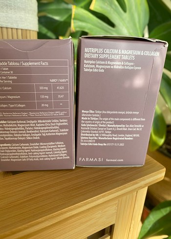 Nutriplus Kalsiyum, Magnezyum ve Kolajen Tabletleri - Görsel 3