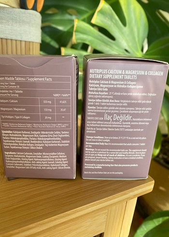 Nutriplus Kalsiyum, Magnezyum ve Kolajen Tabletleri - Görsel 6