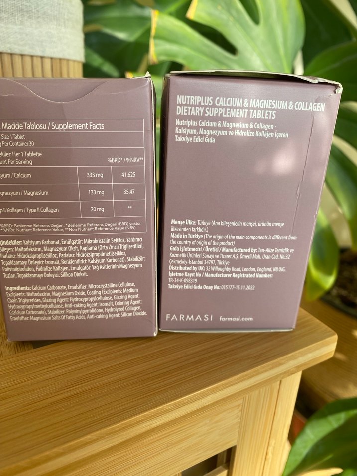 Nutriplus Kalsiyum, Magnezyum ve Kolajen Tabletleri - Görsel 3