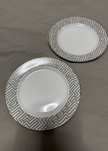 Lc Waikiki Home Lc waikiki home Bej geometrik desenli 2li pasta tabağı