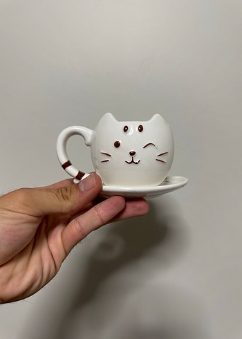 Lc Waikiki Home LCW Home Kedi Desenli Kahve Fincanı Seti
