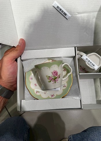 Lc Waikiki Home Lc waikiki home Pastel Renkli Beyaz Porselen Fincan Takımı