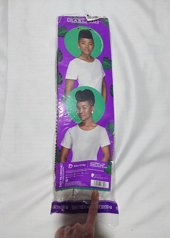 afro saç örgüsü koyu kızıldan açık kızıla bakan kıvırcık saç - Görsel 2