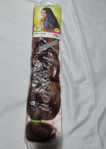 Renkli Kadın Saç Örgüsü rich braid - Görsel 2