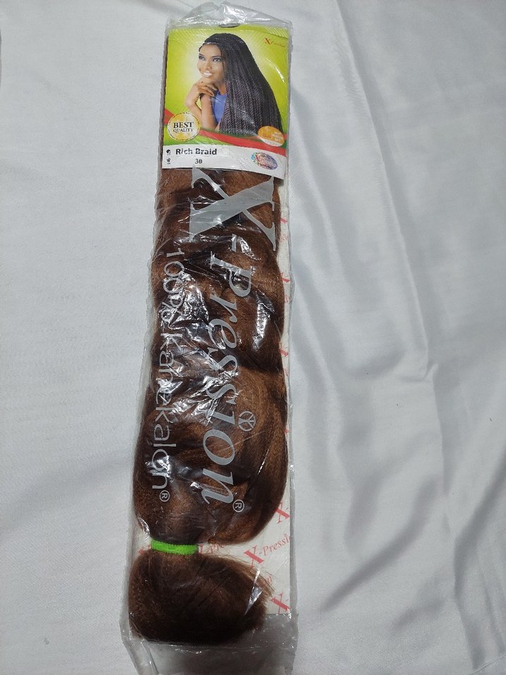 Renkli Kadın Saç Örgüsü rich braid - Görsel 2