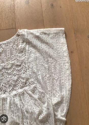 Kız Çocuk Dantel İşlemeli Bluz 11-12 yas - Görsel 7