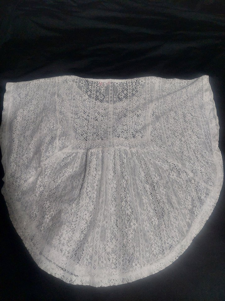 Kız Çocuk Dantel İşlemeli Bluz 11-12 yas - Görsel 4