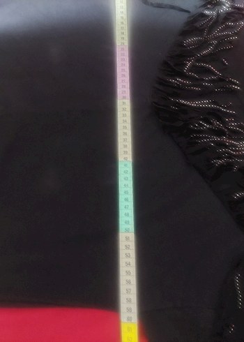 Püsküllü Siyah Uzun Kollu Sweatshirt - Görsel 4