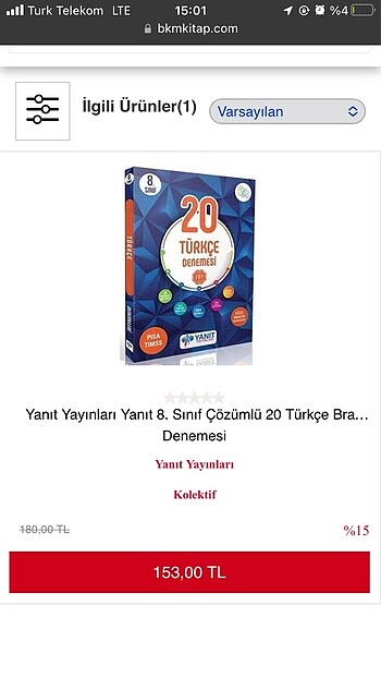 LGS İçin Test Kitabı