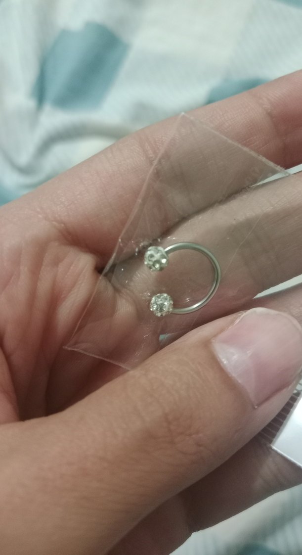 Taş Detaylı Kadın Kulak Manşeti titanyum - Görsel 2