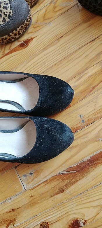 38 Beden Süet platform topuklu