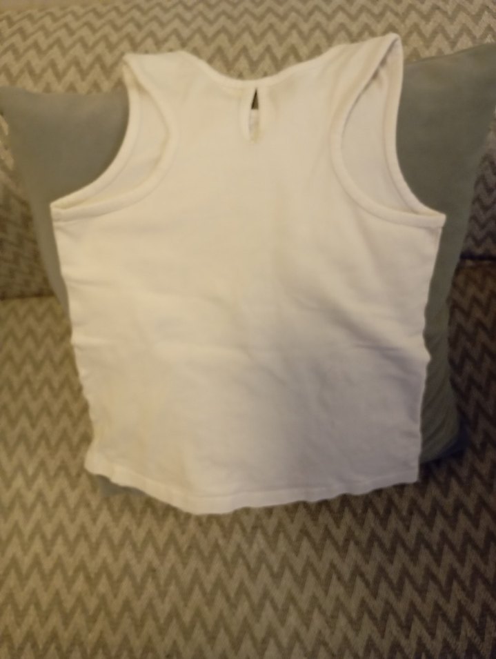 Beyaz Baskılı Çocuk Atlet - Görsel 2