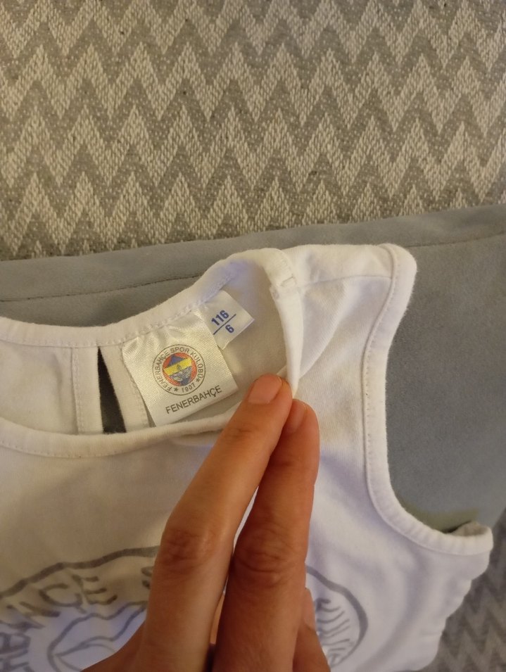 Beyaz Baskılı Çocuk Atlet - Görsel 3