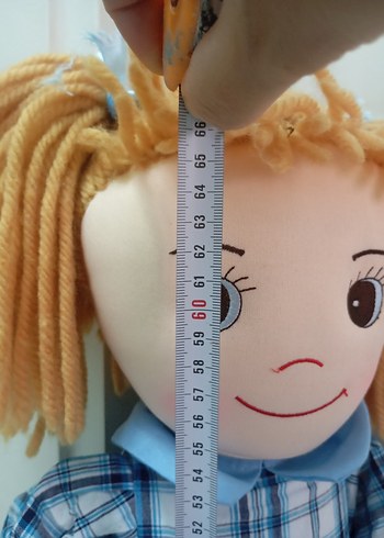 Beden Renk Vardem 65 cm Mavi Bez Bebek