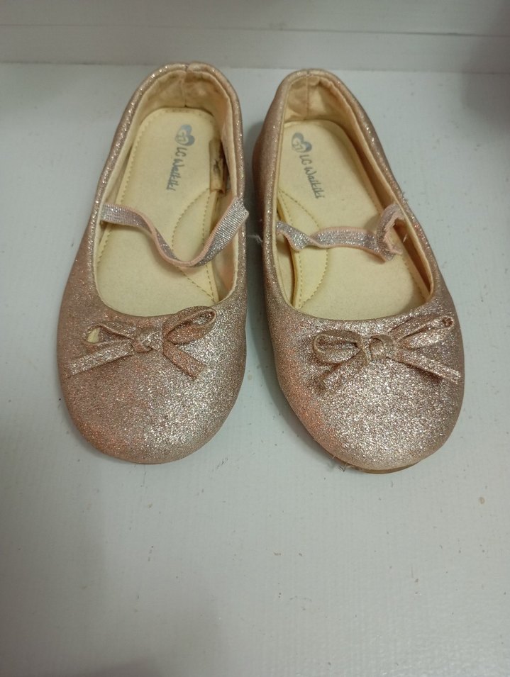 LCW STEPS Pembe Simli Fiyonk Detaylı Kız Babet - Görsel 2