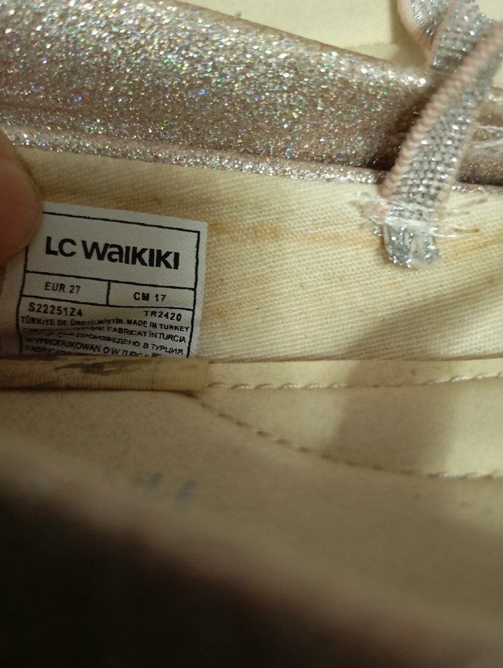 LCW STEPS Pembe Simli Fiyonk Detaylı Kız Babet - Görsel 5