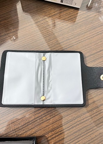 Yurtdışından ithal Kadın Siyah Rugan Deri Cüzdan ve Kartlık - Görsel 12