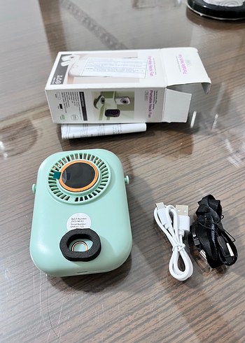 Yeşil Mini Taşınabilir USB Fan - Görsel 2