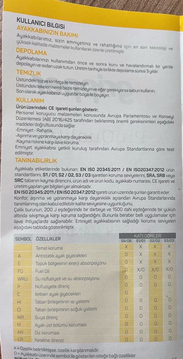 Çelik burunlu İşçi ayakkabısı - Görsel 5