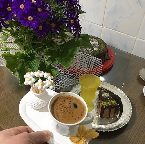 Kahve yanı sunumluk - Görsel 6