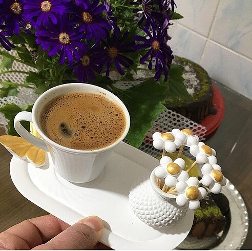 Kahve yanı sunumluk - Görsel 5