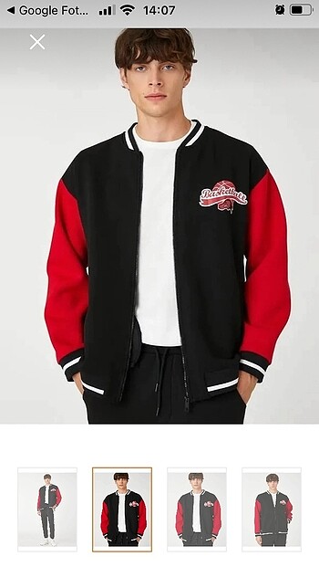 Koton cepli fermuarlı Sweatshirt - Görsel 2