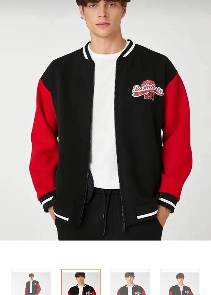 Koton cepli fermuarlı Sweatshirt - Görsel 2