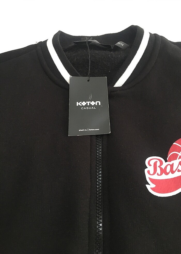 Koton cepli fermuarlı Sweatshirt - Görsel 5