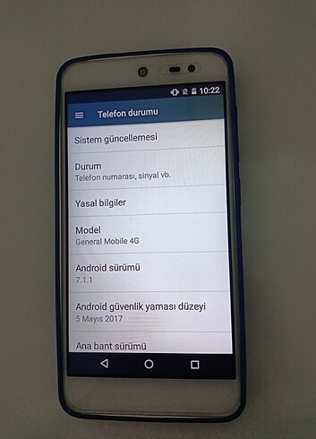 General Mobile android one 4g