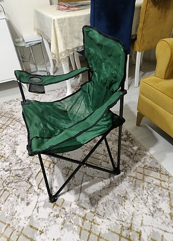  Beden yeşil Renk Katlanır kamp piknik rejisör sandalyesi 