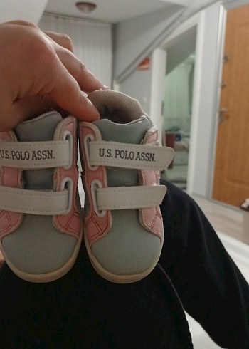 U.S. Polo Assn. Kız İlk Adım Ayakkabısı Pembe - Görsel 3