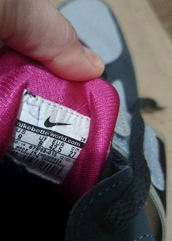 Gri Bağcıklı Spor Tarzı  Spor Ayakkabı - Görsel 4