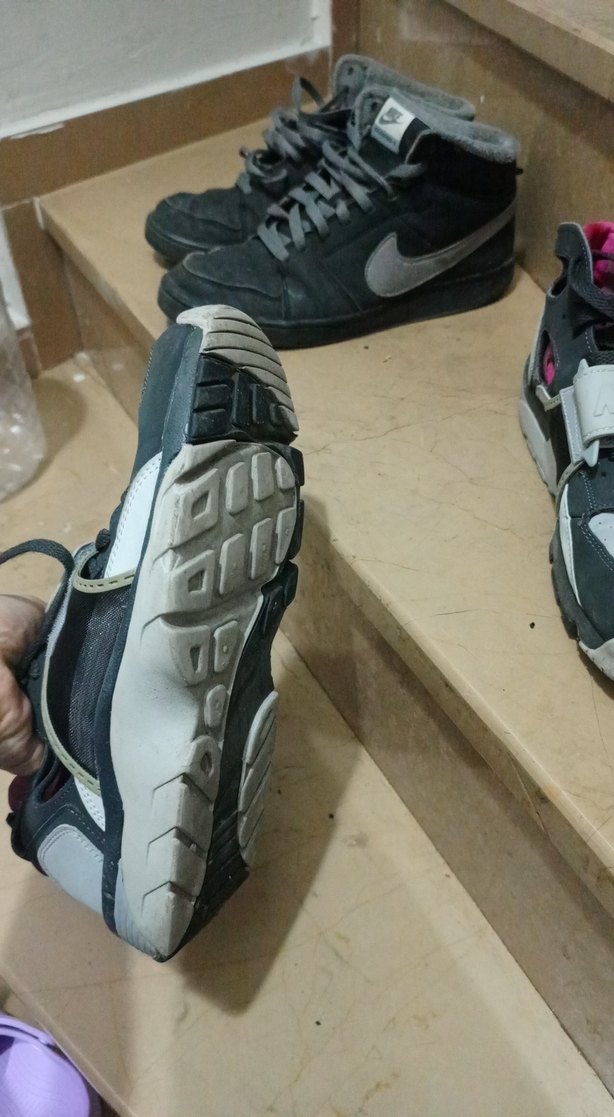 Gri Bağcıklı Spor Tarzı  Spor Ayakkabı - Görsel 3