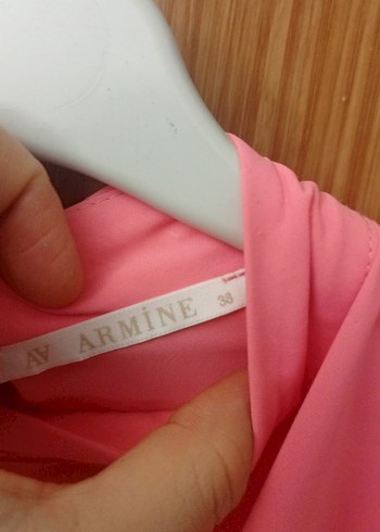 Pembe Drapeli Uzun Kollu Kadın Bluz - Görsel 4